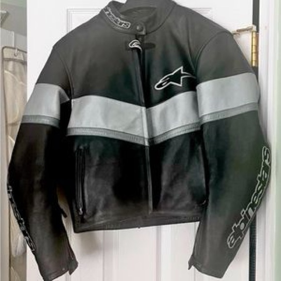Alpinestars Motorcycle Riding Racing Leather Jacket - Picture 4 of 13